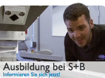 Ausbildung – S+B bildet aus. Alle Infos finden Sie im Bereich Karriere.